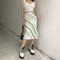 European And American Tie-dye High Waist Slim Wrap Hip Skirt - ROUTINE FASHION